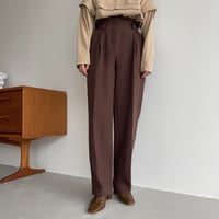 【nokcha original】rincl soft pants/brown_np0467