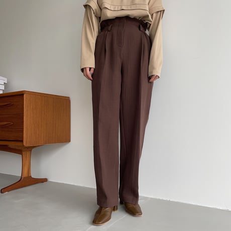 【nokcha original】rincl soft pants/brown_np0467