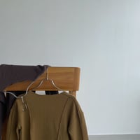 【nokcha original】jacquard piping tops/2colors_nt1043
