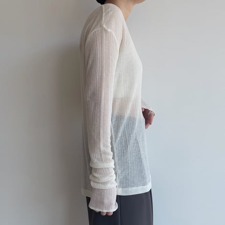 《予約販売》sheer lady tops/2colors_nt1972