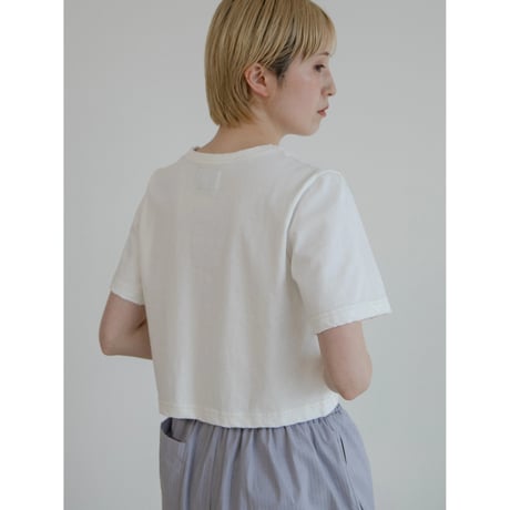 【NOKCHA original】pigment damage minimal tee/2colors_nt2297