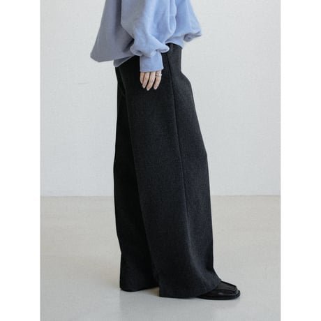 《予約販売》silhouette material pants/2colors_np1199