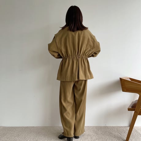 【nokcha original】2way military jacket/olive khaki_no0233