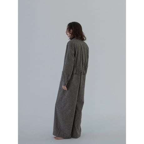 - AUTHENTIC series - classy jumpsuit/melange brown_an0024
