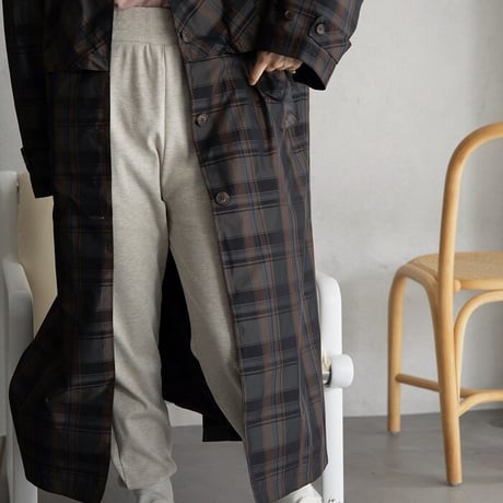 【nokcha original】quality over check coat_no0200