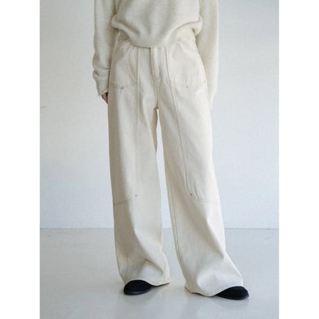 《予約販売》warm stitch accent pants_np1195