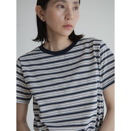 《予約販売》accent color border tee/2colors_nt2310