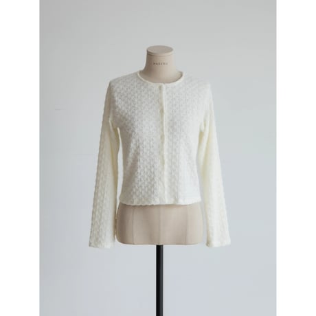 《予約販売》jacquard pattern knit cardigan/2colors_nt2399