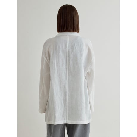 《予約販売》linen mannish over jacket/2colors_no0522