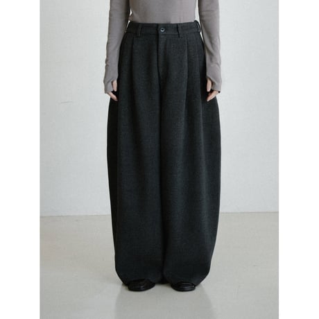 《予約販売》warm wool mannish pants_np1190