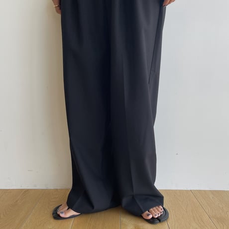 《予約販売》straight tuck wide pants/2colors_np0902