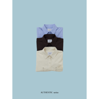 - AUTHENTIC series - stitch accent shirt/3colors_an0051