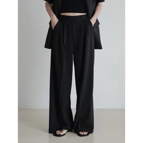 《予約販売》mannish light tuck pants/2colors_np1108