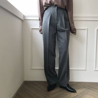 ストライプロングスラックス/2colors