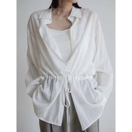 《予約販売》string sheer shirt/2colors_nb0304