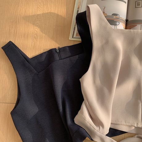 ✳︎予約販売✳︎back string bustier/2colors_nt0289