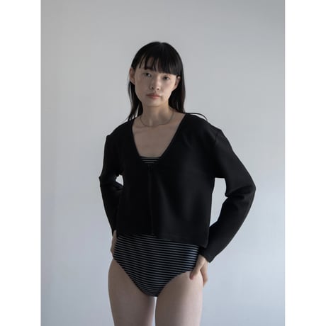 《予約販売》zip minimal cardigan/2colors_no0388