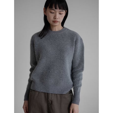 《予約販売》silhouette angora knit pullover/2colors_nt2196