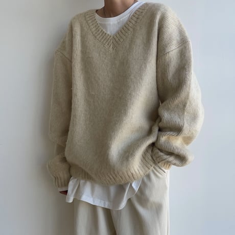 《予約販売》side slit over tops/2colors_nt1864