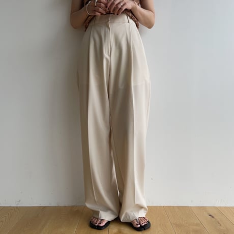 《予約販売》tuck summer pants/2colors_np0865