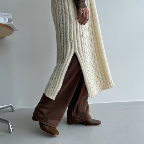 《予約販売》long knit vest/2colors_nt1090