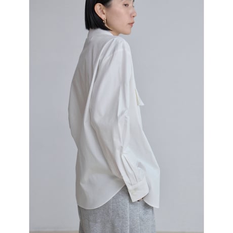 《予約販売》cotton pocket shirt/2colors_nb0358