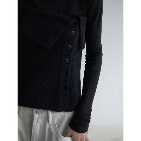 《予約販売》knit bare top/2colors_nt2136
