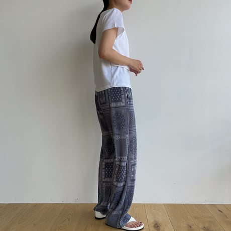 《予約販売》paisley rincl easy pants/2colors_np0834