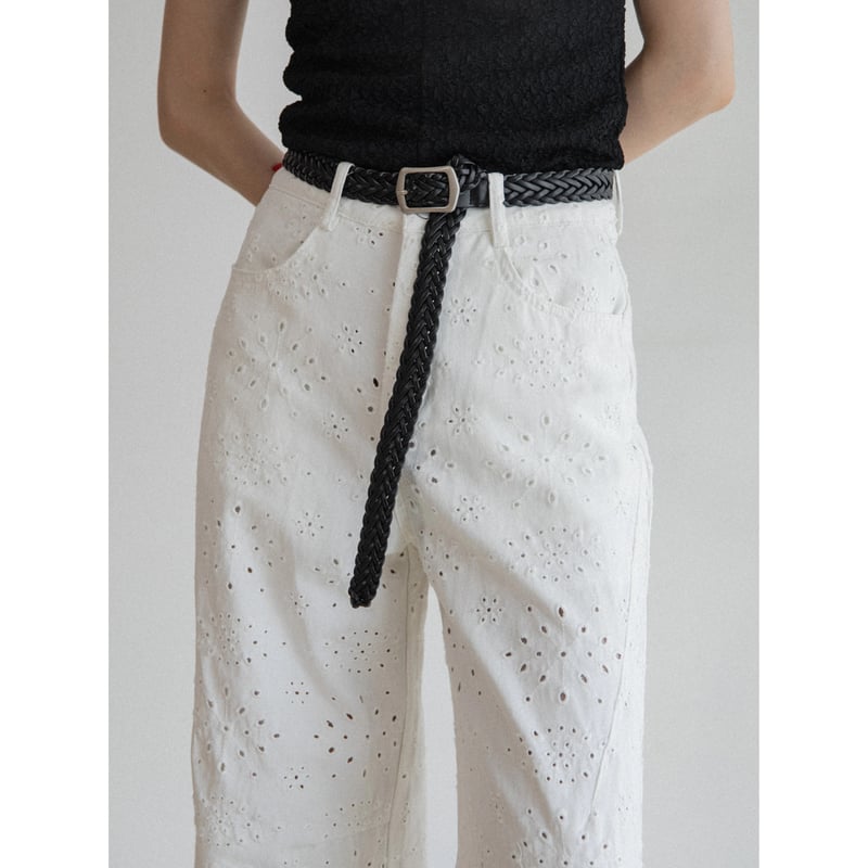 パンツ NOKCHA belt set punching jeans_nj0141 予約販売》belt set punching jeans_nj0141 | NOKCHA