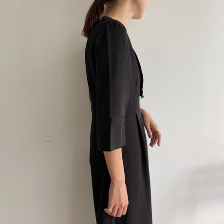 【nokcha original】rich jumpsuit/black_np0671