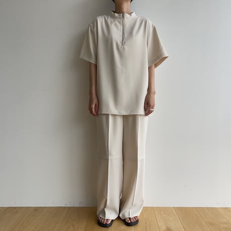 【nokcha original】zip blouse/2colors_nb0158