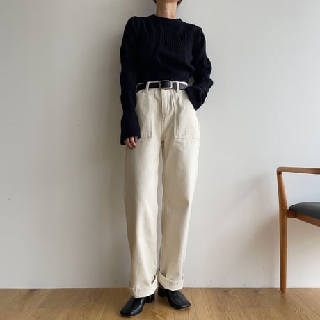 《予約販売》accent minimal knit/3colors_nt1530