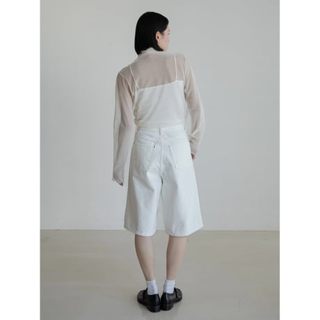 《予約販売》accent hem sheer tops/3colors_nt2243
