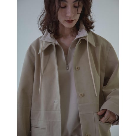 - AUTHENTIC series - real suède rich jacket/écru_an0014