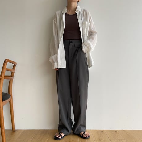 《予約販売》rincl over sheer shirt/2colors_nb0077