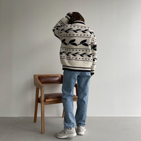 《予約販売》winter knit cardigan/2colors_nt1189