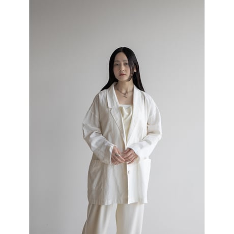 《予約販売》linen tailored jacket/3colors_no0384