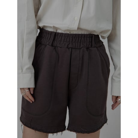 【NOKCHA original】vintage like sweat half pants/2colors_np1074