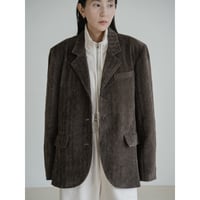 《予約販売》herringbone velours jacket/2colors_no0478