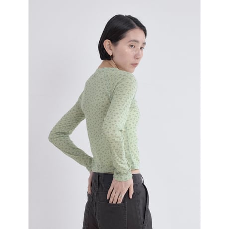 《予約販売》floral raglan tops/2colors_nt2525