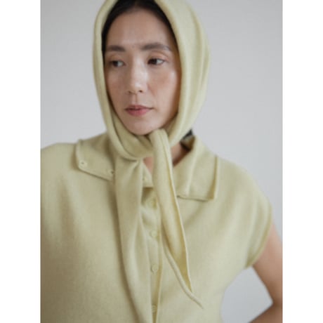 《予約販売》cashmere blend knit scarf/2colors_na0747