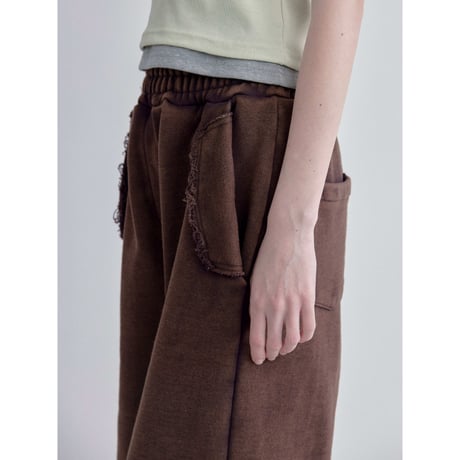 【NOKCHA original】ashed sweat harf pants/2colors_np1254