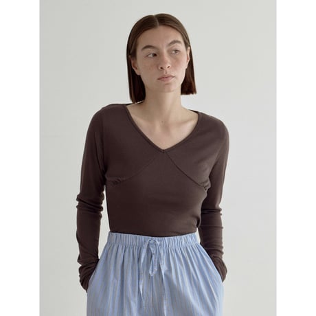 《予約販売》accent décolleté lib tops/3colors_nt2541