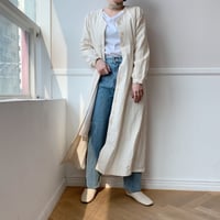 【NOKCHA  original】2way detail long ops/ivory