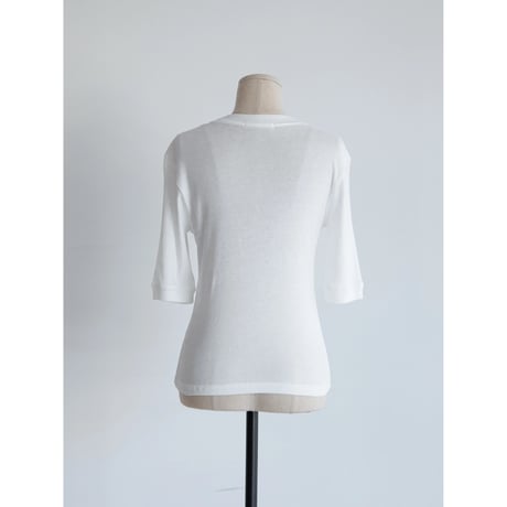 《予約販売》mid sleeve sheer tee/2colors_nt2565