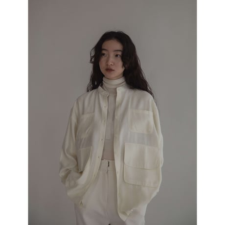 【nokcha original】pocket light shirt outer/2colors_nb0223
