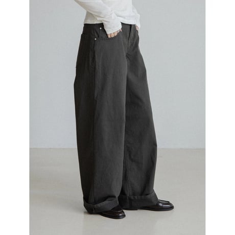 《予約販売》jacquard cotton pants/2colors_np1166
