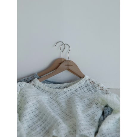 《予約販売》crochet minimal knit tops/2colors_nt2251