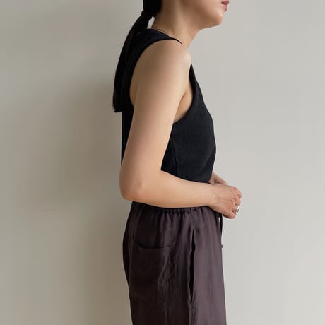 【nokcha original】jacquard tank top/3colors_nt1722