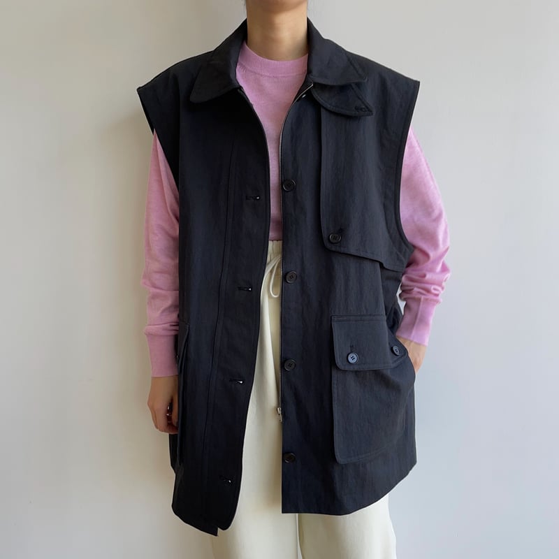 nokcha original】2way mannish jacket/deep navy_